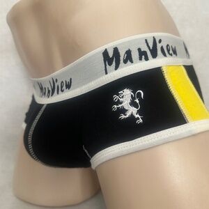 Manview Square Cut Pouch Briefs Medium 32-38" waist 95% cotton / 5% spandex